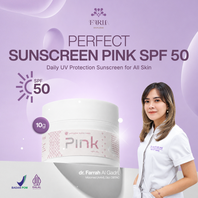 Farla Skinlove - Tinted Sunscreen Pink SPF 50